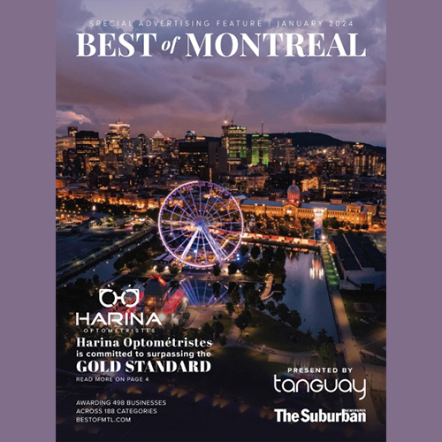 Best of MTL 2023 Gold Award for Best Eye Doctor in Montreal.