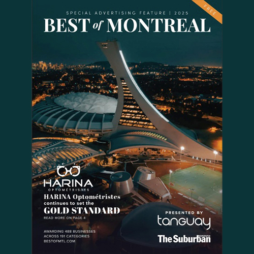 Best of MTL 2024 Gold Award for Best Eye Doctor awarded to HARINA Optométristes.