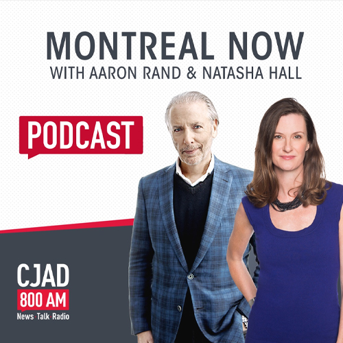 Aaron Rand and Natasha Hall of CJAD 800 Radio.