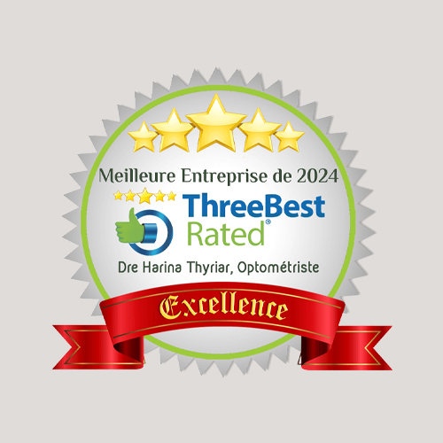 Meilleure Entreprise de 2024 award from Three Best Rated.