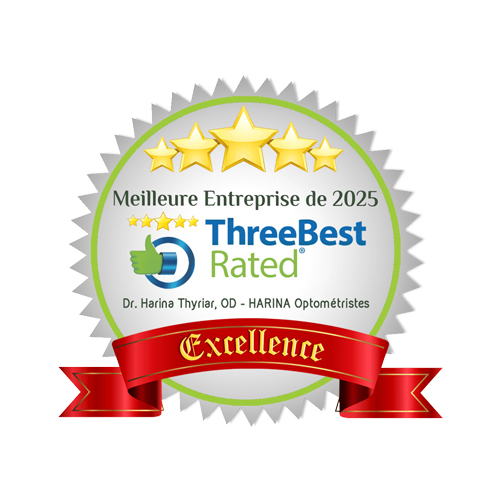 Meilleure Entreprise de 2025 award from Three Best Rated.