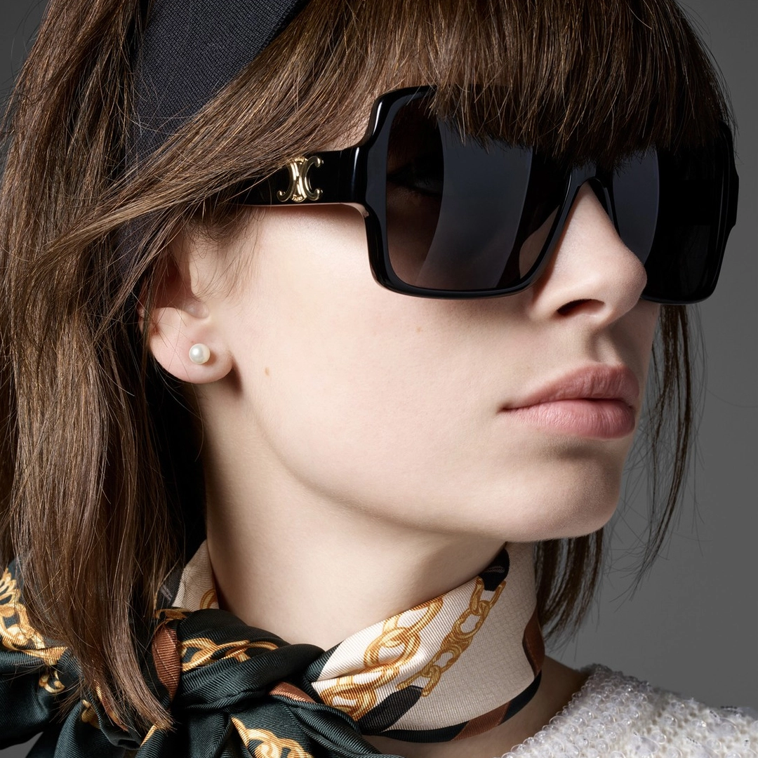 The minimalist and chic aesthetic of CELINE eyewear frames.